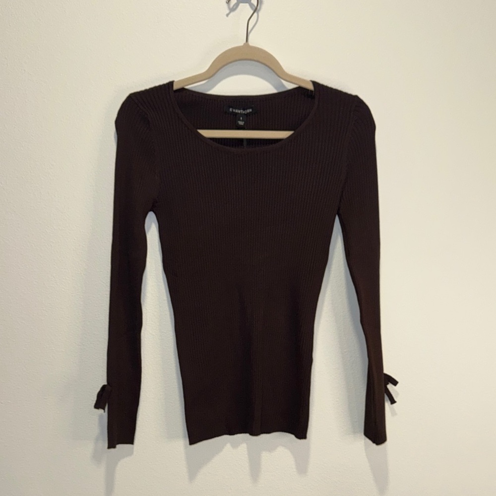 41 Hawthorn Chocolate Long Sleeve Top